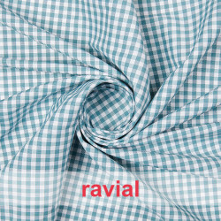 CHECK 5 mm. Tejido de Vichy 5mm. Lomado (20-25m. aprox.).