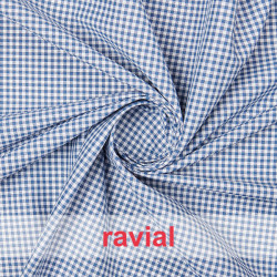 CHECK 3 mm. Tejido de Vichy 3 mm. Lomado (20-25m. aprox.).