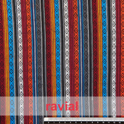 ETNICO ALPUJARRA. Tela de algodón, ideal para ponchos, forros, disfraces hippies, etc.