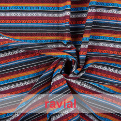 ETNICO ALPUJARRA. Cotton fabric. Perfect for ponchos, linings, costumes, etc.