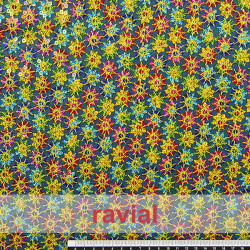 FROS. Tulle fabric with sequin ornaments.