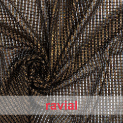 EPOCA PAOLO. Net fabric with lurex.