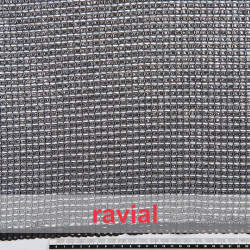 EPOCA PAOLO. Net fabric with lurex.