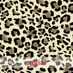 D-STRECH ESTP. Polyester fabric with animal print.